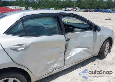 2015 Toyota Corolla Le z USA, uszkodzony, nr VIN 2T1BURHE1FC365495